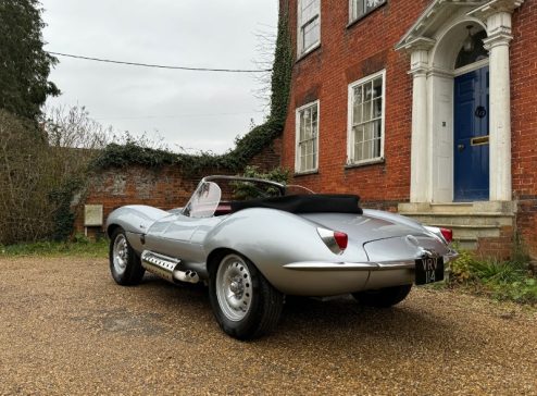 SILVER JAGUAR XKSS REPLICA